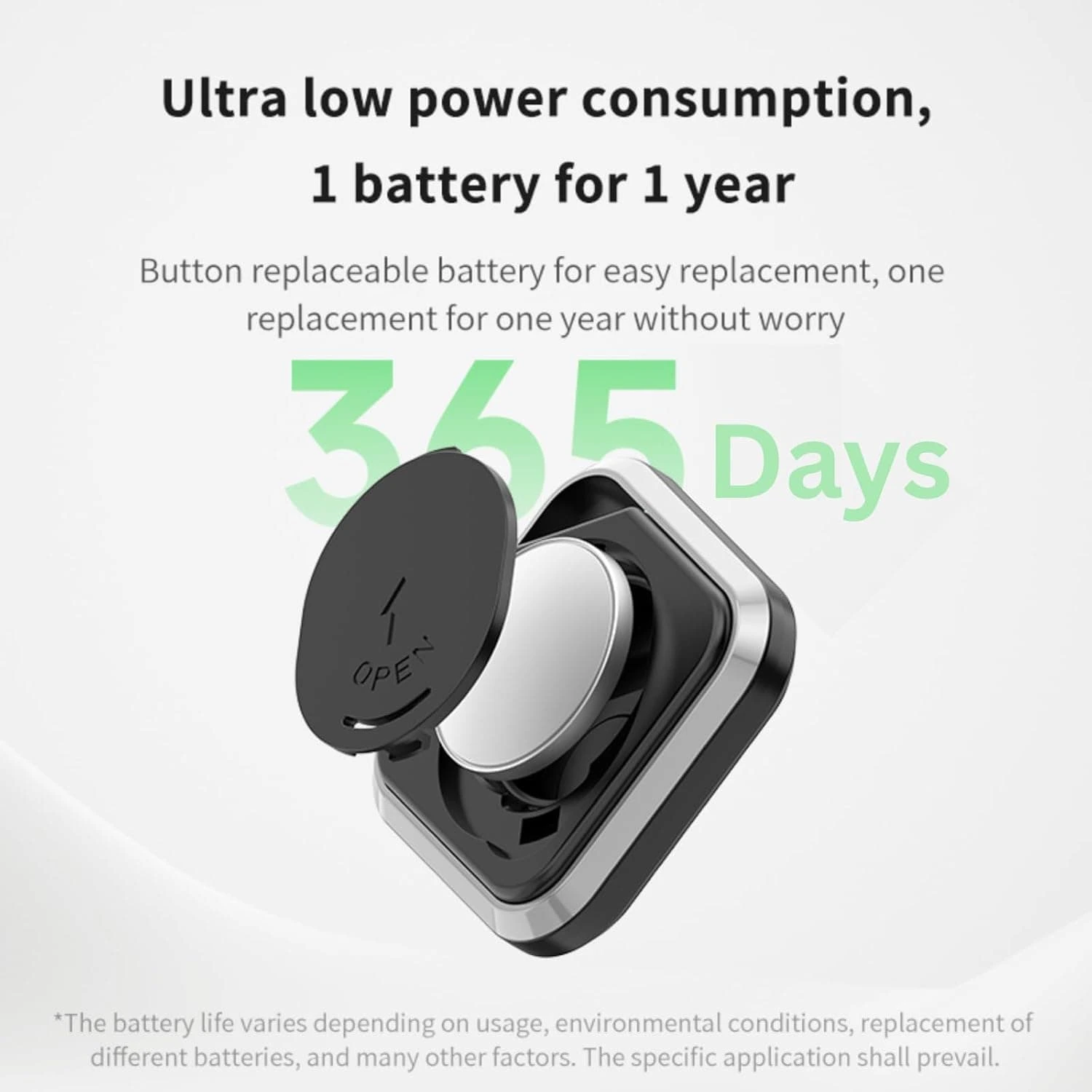 Zyler SmartTag with 1-Year Battery Life for Apple Find My(Apple Certified) - Image 5